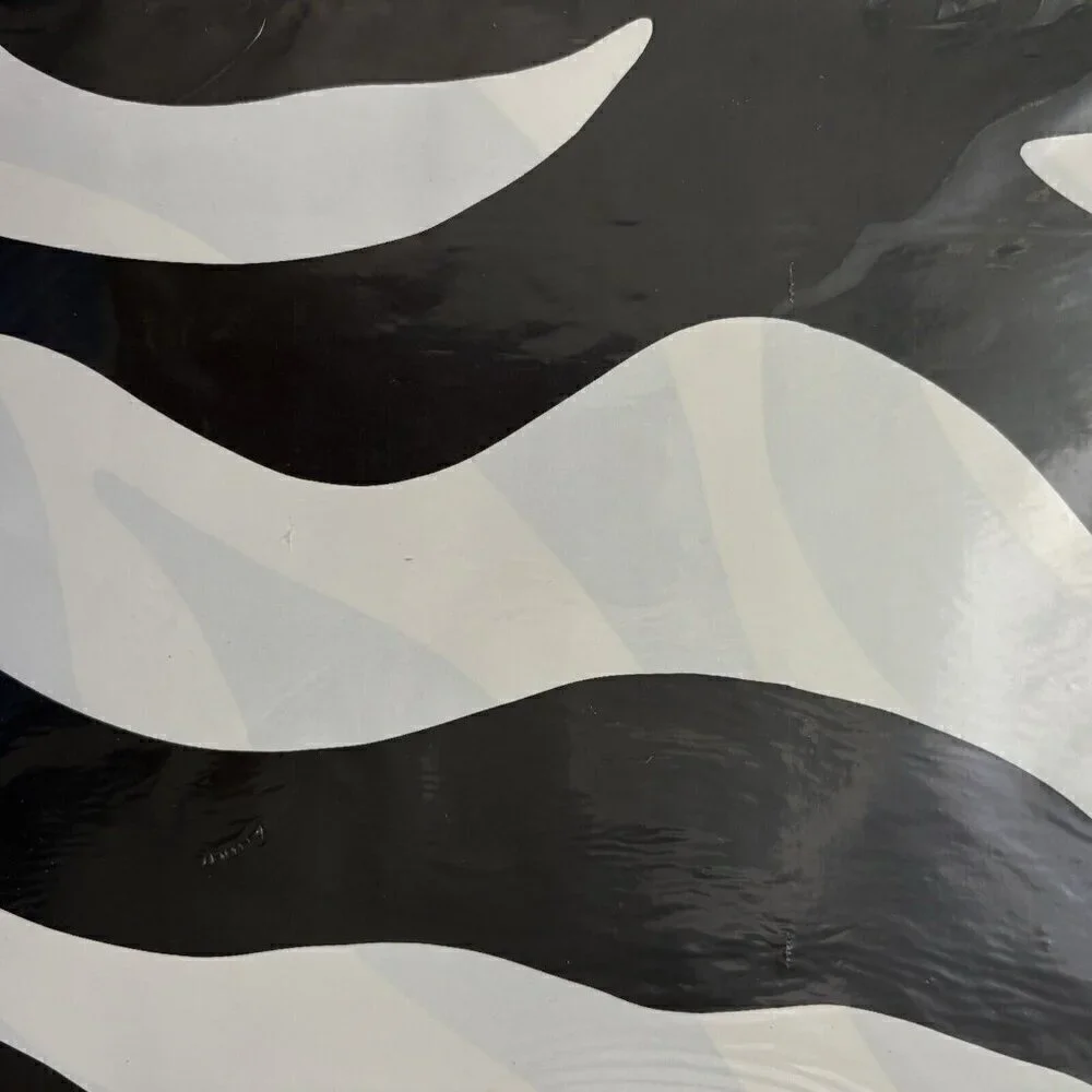 Zebra Pattern Hallmark VTG 90s Gift Wrap Paper NEW 8 1/3 Sq Ft (2 Sheets)